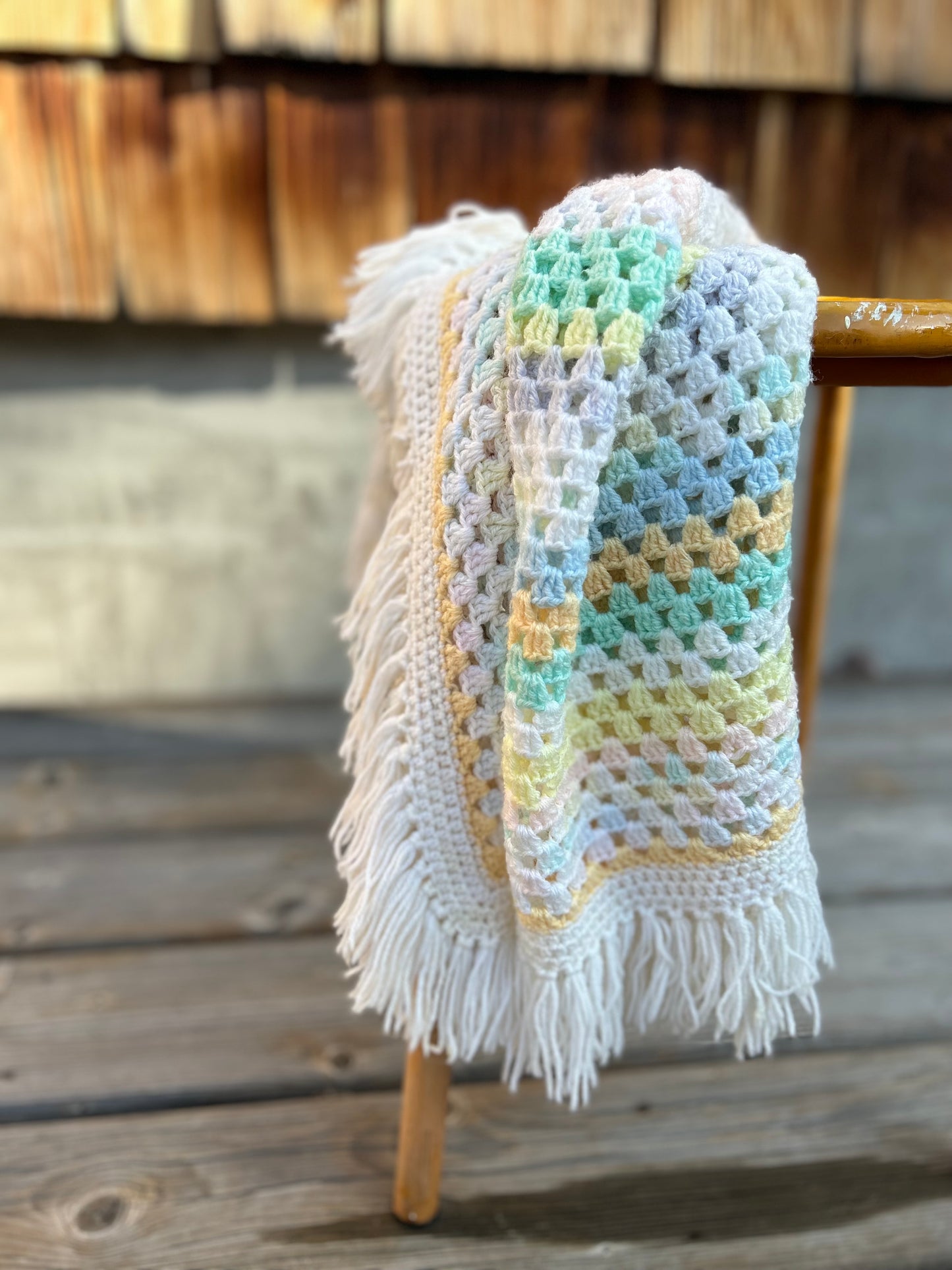 Fringe Baby Blanket