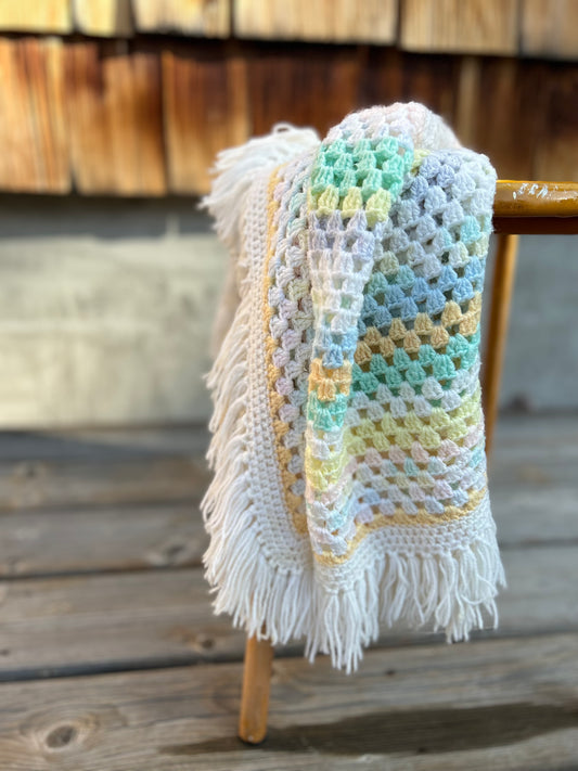 Fringe Baby Blanket